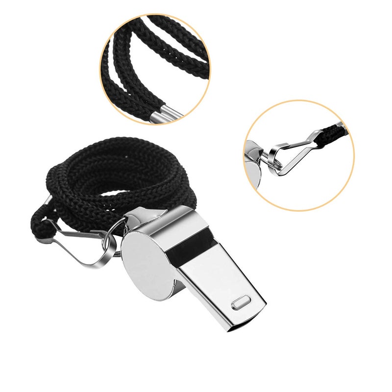 SANNIX 28 Pack Whistle, Coach Whistle with Lanyard Sports Whistles Loud Crisp Sound Whistle for Coaches Referees Training Gyms Emergency - Image 3